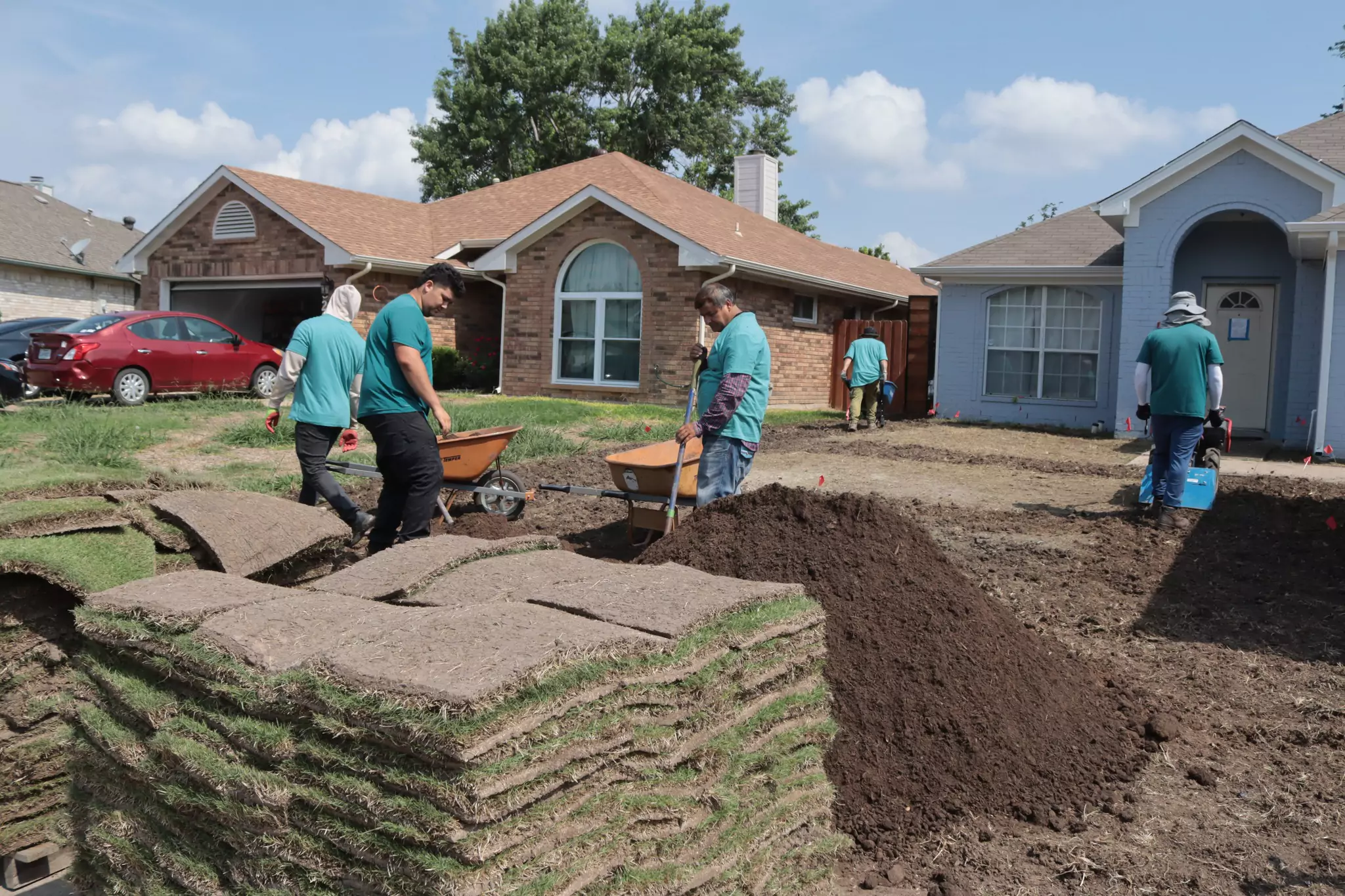 Sod Installation example 1